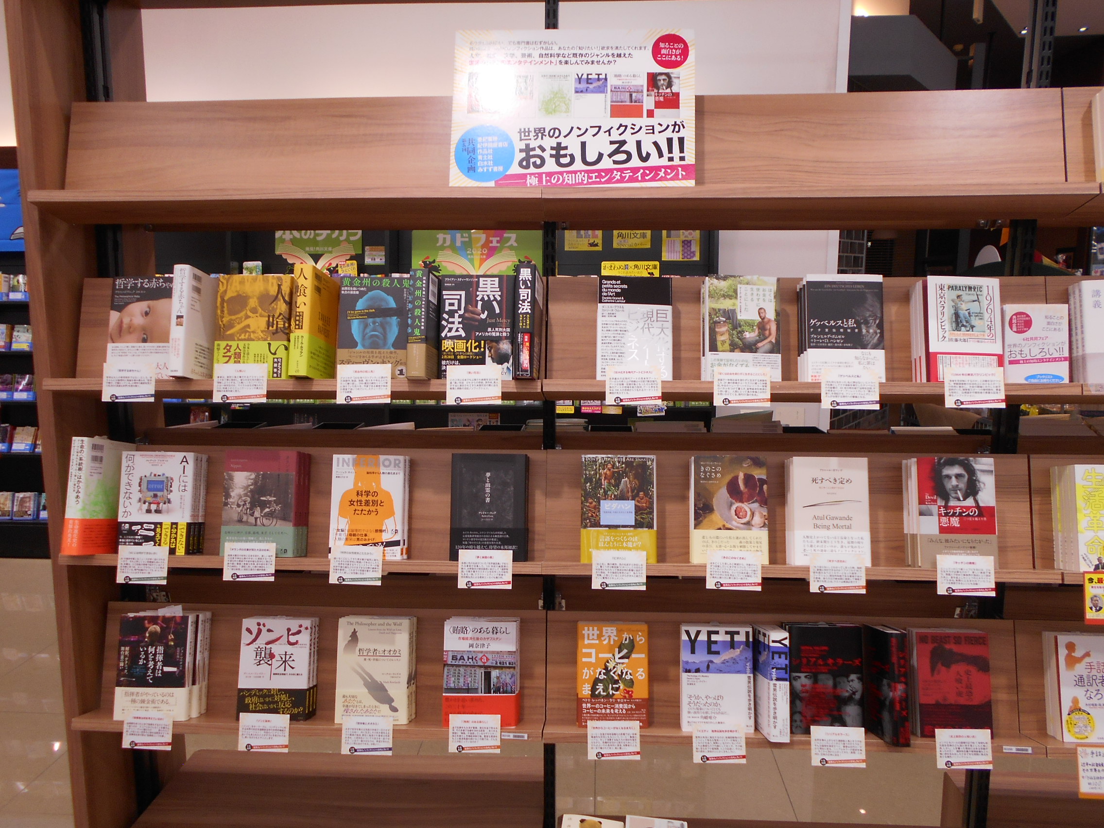 青土社 トピックス 第５回 ６社共同 世界のノンフィクションがおもしろい フェア 全国50店舗超で開催中